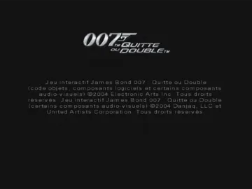 007 - Everything or Nothing (Japan) screen shot title